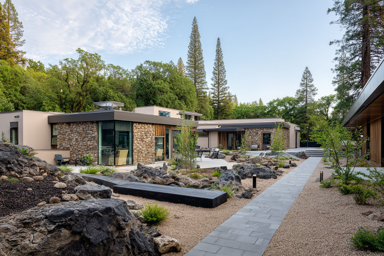 Therapy and wellness spaces at RBCAT Rehab campus